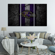 Load image into Gallery viewer, Baltimore Ravens Rock Style Wall Canvas 2