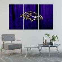 Load image into Gallery viewer, Baltimore Ravens Rough Look Wall Canvas 2