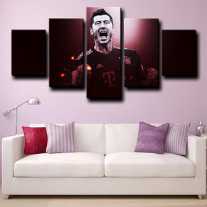 Robert Lewandowski Bayern Munich Wall Canvas 2