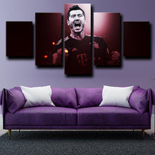 Load image into Gallery viewer, Robert Lewandowski Bayern Munich Wall Canvas 2