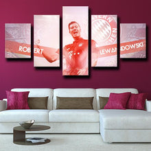 Load image into Gallery viewer, Robert Lewandowski Bayern Munich Wall Canvas 5