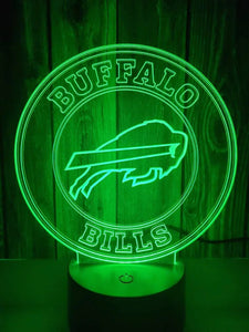 Buffalo Bills 3D LED Lamp