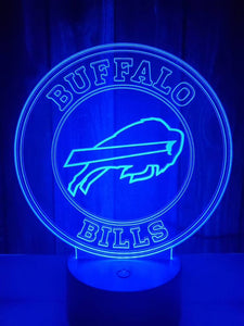 Buffalo Bills 3D LED Lamp