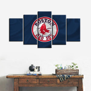 Boston Red Sox Fabric Flag Canvas 2