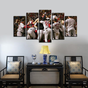 Boston Red Sox Victory Moments Canvas 3