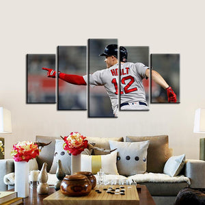 Brock Holt Boston Red Sox Canvas