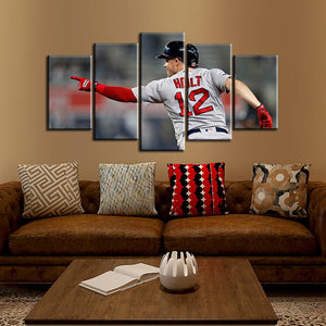 Brock Holt Boston Red Sox Canvas