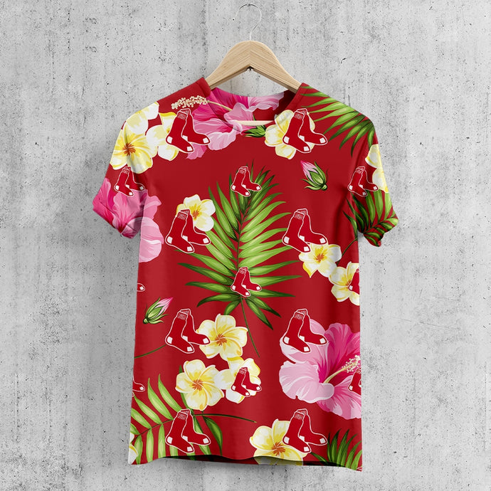Boston Red Sox Summer Floral T-Shirt