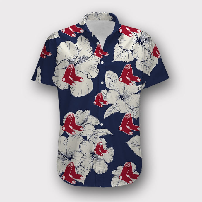 Boston Red Sox Tropical Floral Shirt