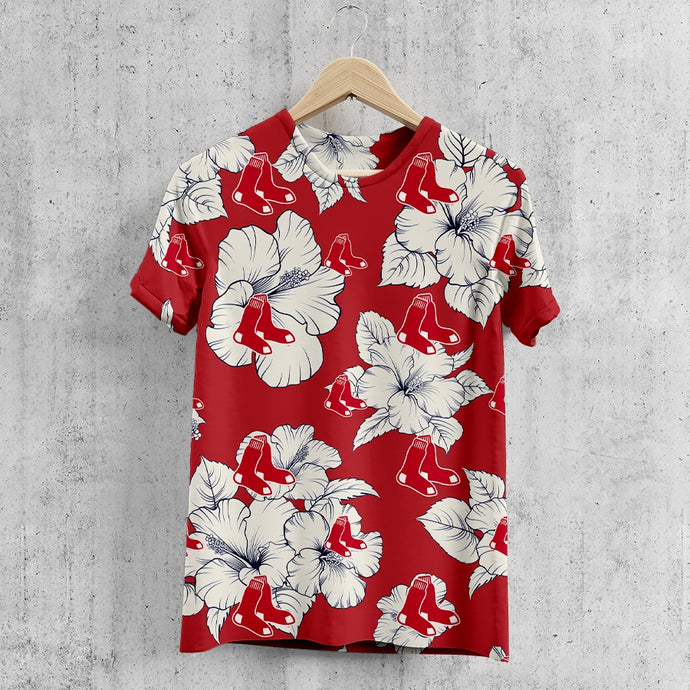 Boston Red Sox Tropical Floral T-Shirt
