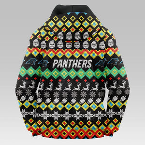 Carolina Panthers Colorful Christmas Hoodie