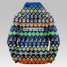 Load image into Gallery viewer, Dallas Cowboys Colorful Christmas Hoodie