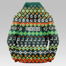 Load image into Gallery viewer, Green Bay Packers Colorful Christmas Hoodie