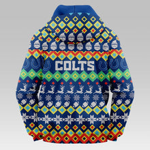 Load image into Gallery viewer, Indianapolis Colts Colorful Christmas Hoodie