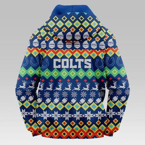 Indianapolis Colts Colorful Christmas Hoodie