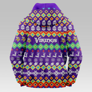 Minnesota Vikings Colorful Christmas Hoodie