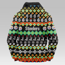 Load image into Gallery viewer, Pittsburgh Steelers Colorful Christmas Hoodie