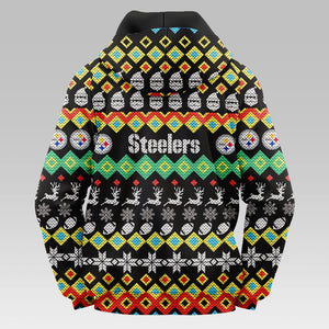 Pittsburgh Steelers Colorful Christmas Hoodie