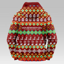 Load image into Gallery viewer, Washington Commanders Colorful Christmas Hoodie