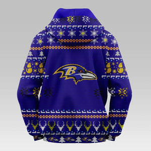 Baltimore Ravens Christmas Hoodie