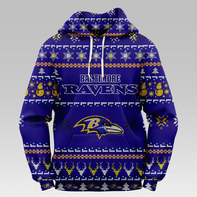 Baltimore Ravens Christmas Hoodie