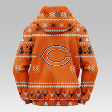 Load image into Gallery viewer, Chicago Bears Christmas Hoodie