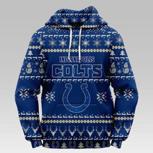 Load image into Gallery viewer, Indianapolis Colts Christmas Hoodie