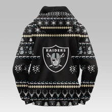 Load image into Gallery viewer, Las Vegas Raiders Christmas Hoodie