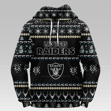 Load image into Gallery viewer, Las Vegas Raiders Christmas Hoodie