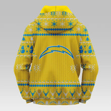 Load image into Gallery viewer, Los Angeles Chargers Christmas Hoodie