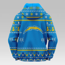 Load image into Gallery viewer, Los Angeles Chargers Christmas Hoodie