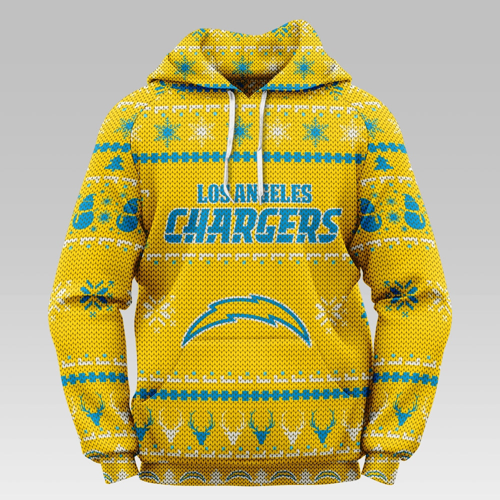 Los Angeles Chargers Christmas Hoodie