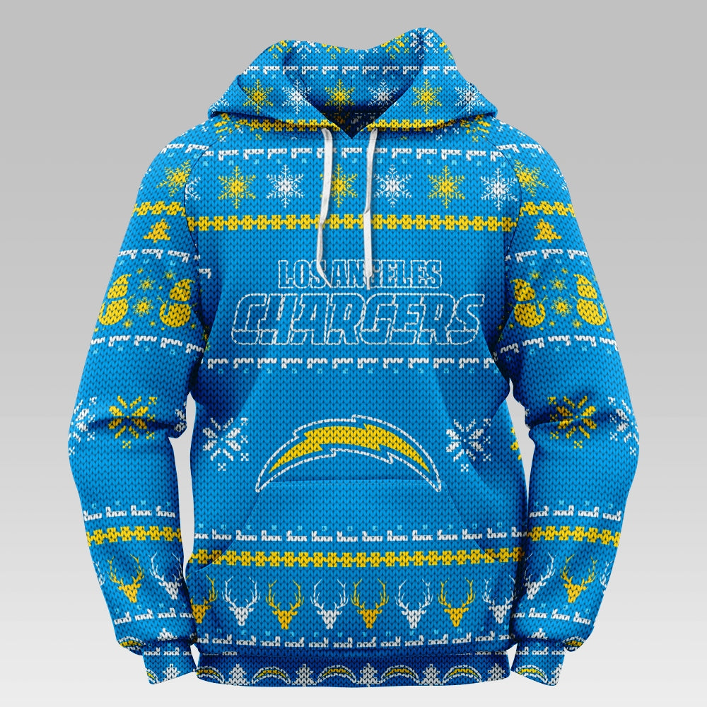 Los Angeles Chargers Christmas Hoodie