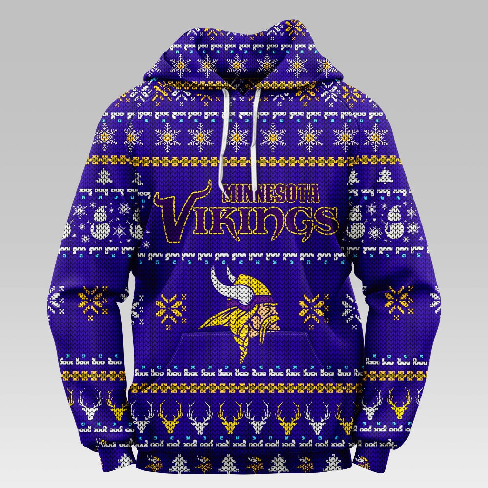 Minnesota Vikings Christmas Hoodie