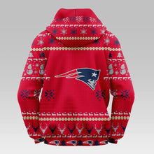 Load image into Gallery viewer, New England Patriots Christmas Hoodie