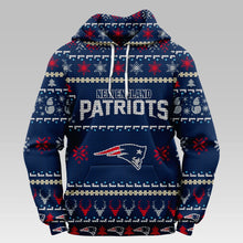 Load image into Gallery viewer, New England Patriots Christmas Hoodie