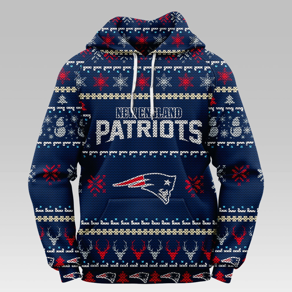 New England Patriots Christmas Hoodie