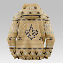 Load image into Gallery viewer, New Orleans Saints Christmas Hoodie