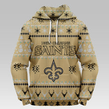 Load image into Gallery viewer, New Orleans Saints Christmas Hoodie