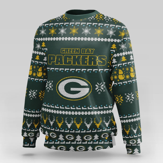Green Bay Packers Christmas Sweatshirt
