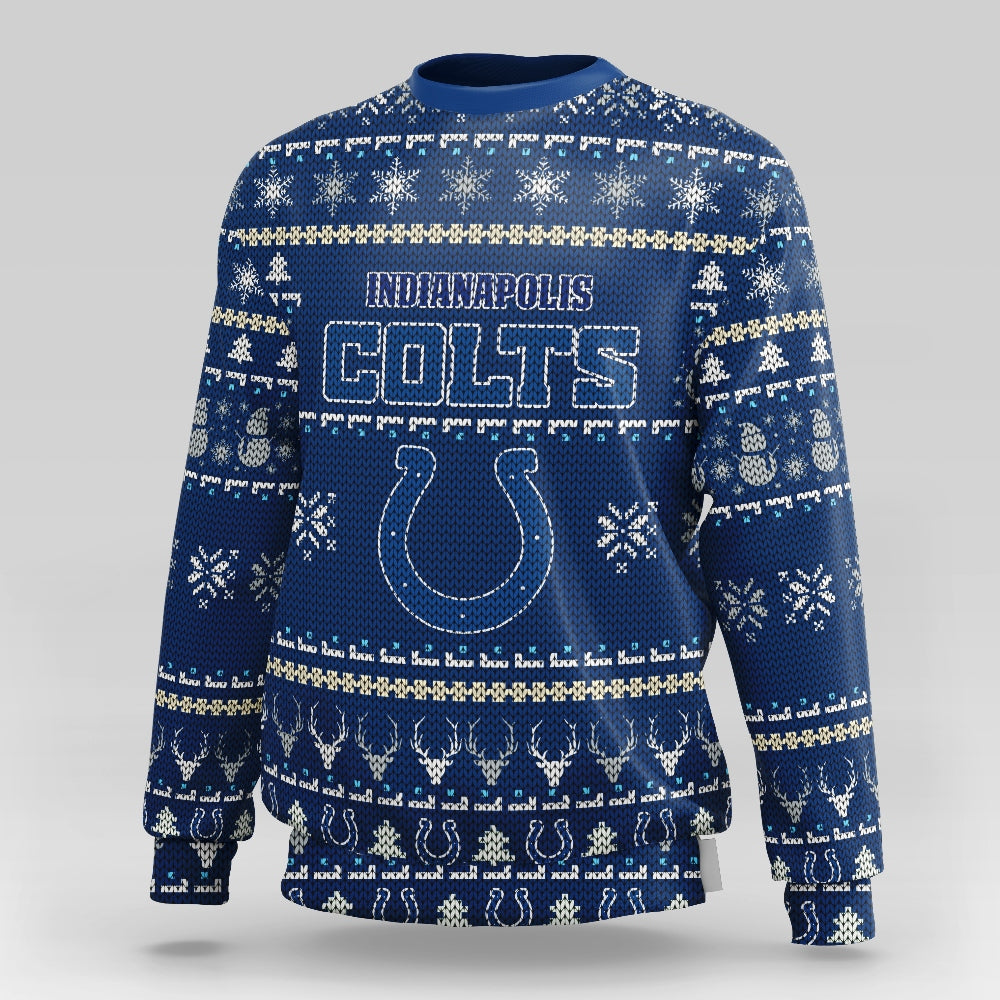 Indianapolis Colts Christmas Sweatshirt