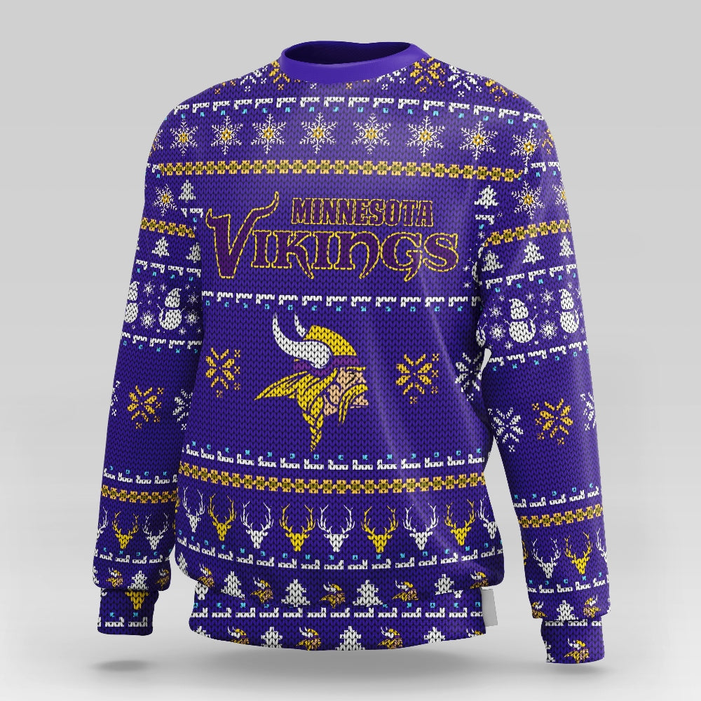 Minnesota Vikings Christmas Sweatshirt