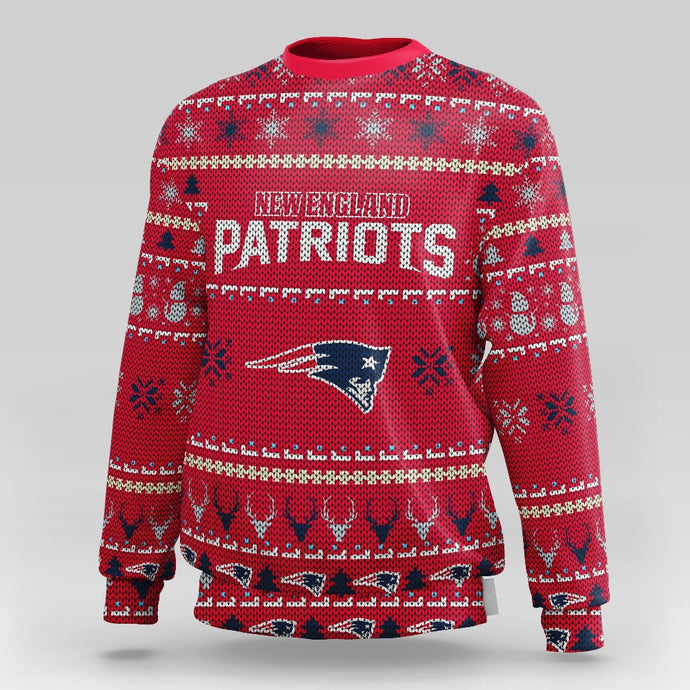 New England Patriots Christmas Sweatshirt