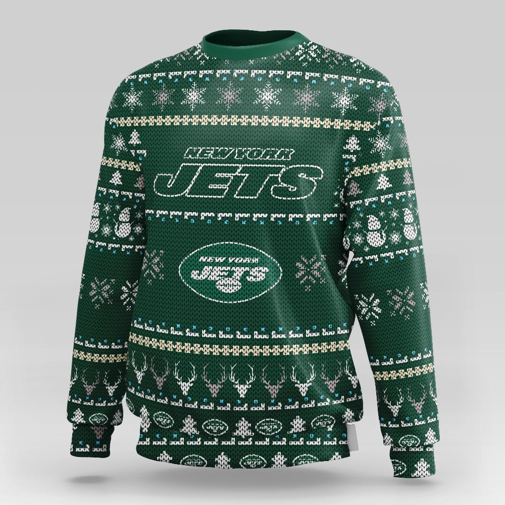 New York Jets Christmas Sweatshirt