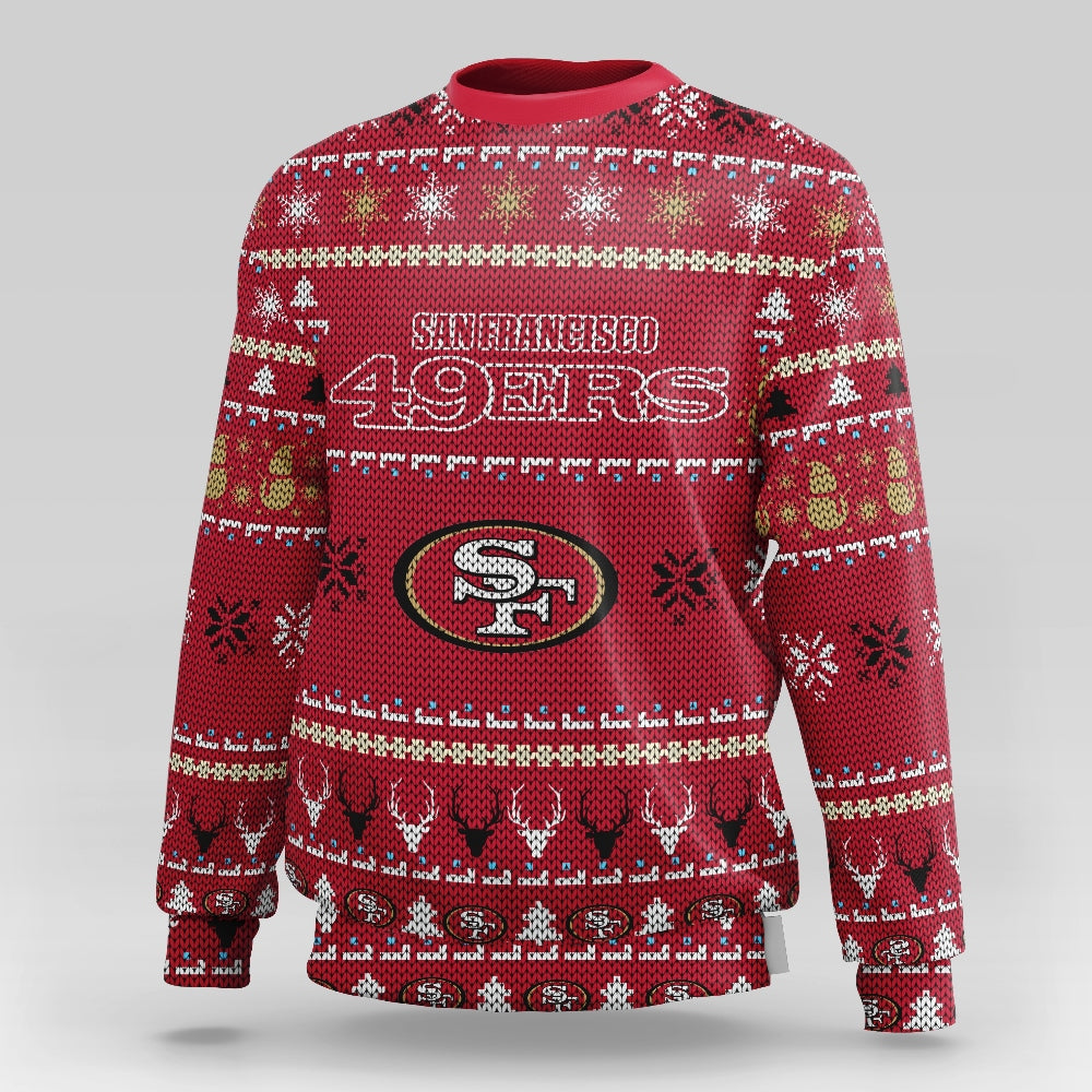 San Francisco 49ers Christmas Sweatshirt