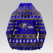 Load image into Gallery viewer, Baltimore Ravens Casual Christmas Hoodie