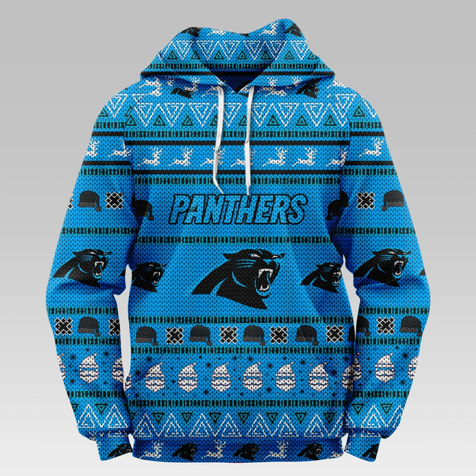 Carolina Panthers Casual Christmas Hoodie