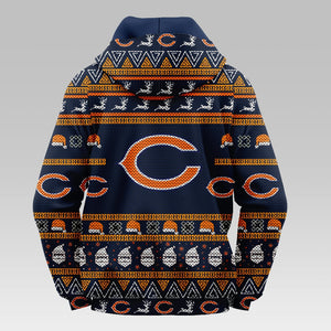 Chicago Bears Casual Christmas Hoodie