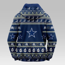 Load image into Gallery viewer, Dallas Cowboys Casual Christmas Hoodie