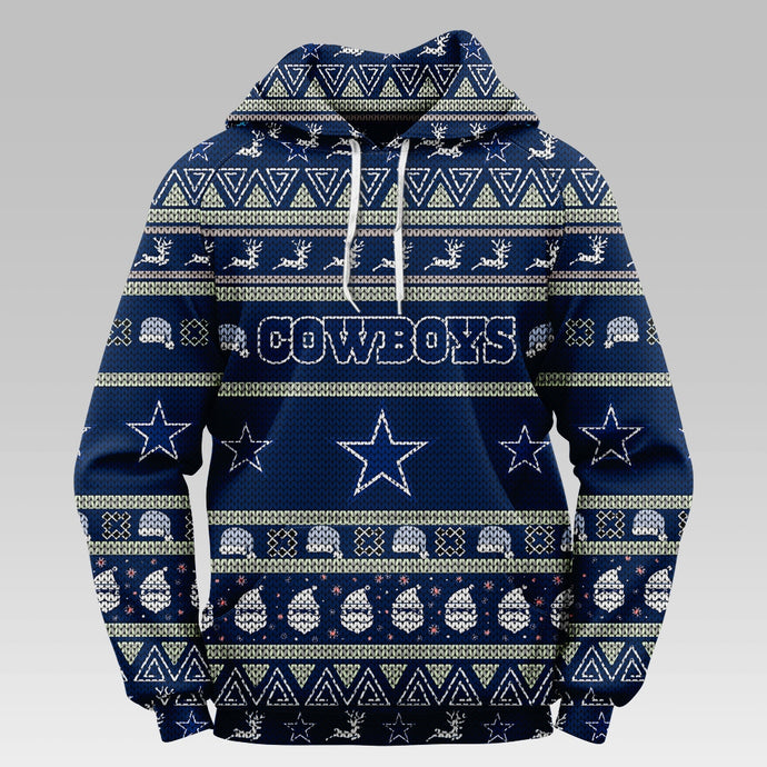 Dallas Cowboys Casual Christmas Hoodie